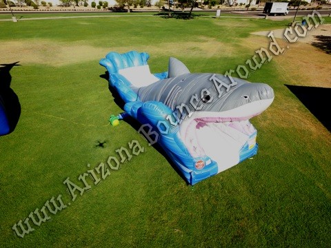 Jaws Slip N Slide rental, shark water slide rentals